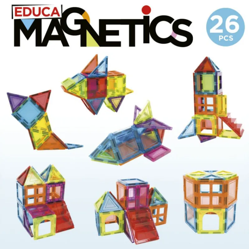 Otras marcas Educa Magnetics Juego Educativo de Construcción 3D 26 Piezas> Construcción|Puzzles