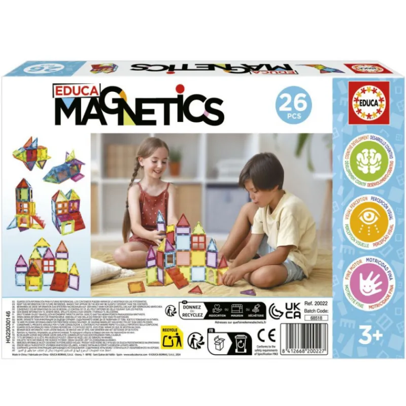 Otras marcas Educa Magnetics Juego Educativo de Construcción 3D 26 Piezas> Construcción|Puzzles