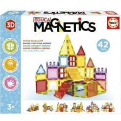 Otras marcas Educa Magnetics Juego Educativo de Construcción 3D 42 Piezas> Construcción|Puzzles