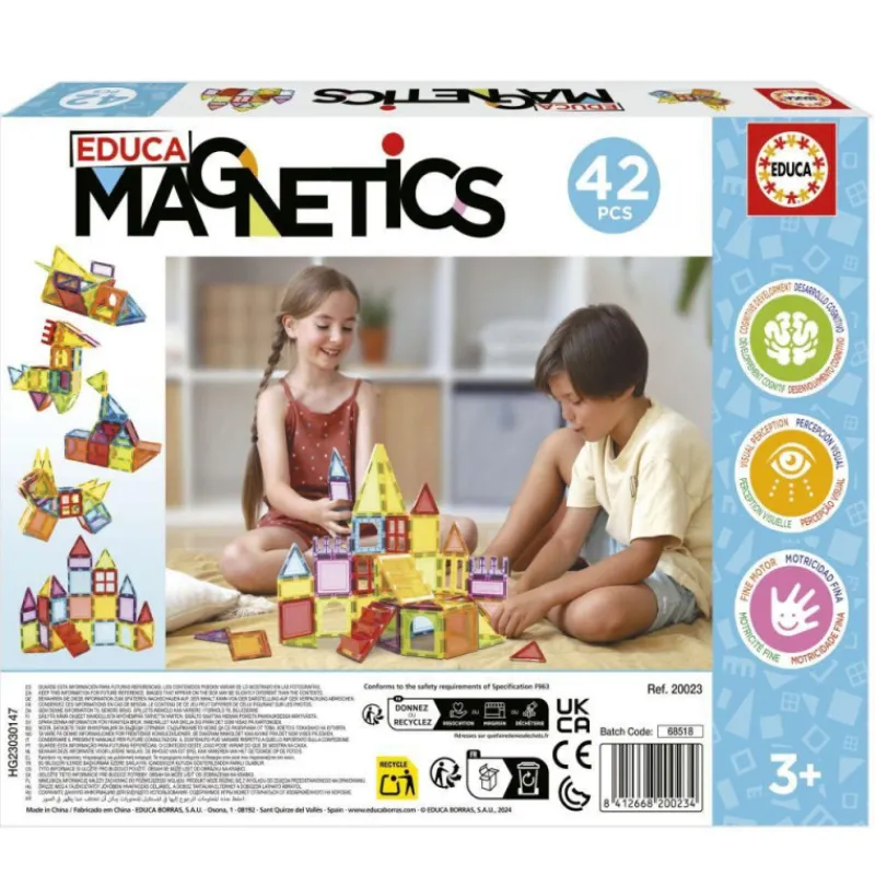 Otras marcas Educa Magnetics Juego Educativo de Construcción 3D 42 Piezas> Construcción|Puzzles
