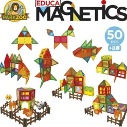 Otras marcas Educa Magnetics Park Zoo 50 Piezas Juego de Construcción><noscript><img width=