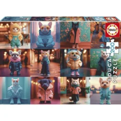Otras marcas Educa Puzzle 200 Piezas Animales de Moda - 20219> Puzzles
