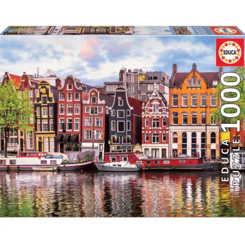 Otras marcas Educa Puzzle 1000 Piezas Casas Danzantes Ámsterdam - 18458> Puzzles