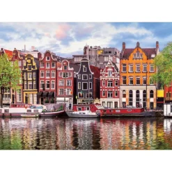 Otras marcas Educa Puzzle 1000 Piezas Casas Danzantes Ámsterdam - 18458> Puzzles