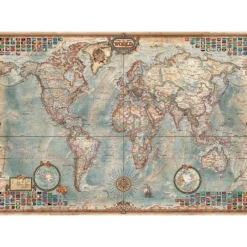 Otras marcas Educa Puzzle 1500 Piezas El Mundo Mapa Político - 16005> Puzzles