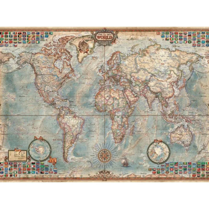 Otras marcas Educa Puzzle 1500 Piezas El Mundo Mapa Político - 16005> Puzzles
