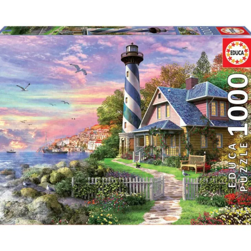 Otras marcas Educa Puzzle 1000 Piezas Faro en Rock Bay - 17740> Puzzles