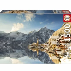 Otras marcas Educa Puzzle 1500 Piezas Invierno en Hallstatt - 20284> Puzzles