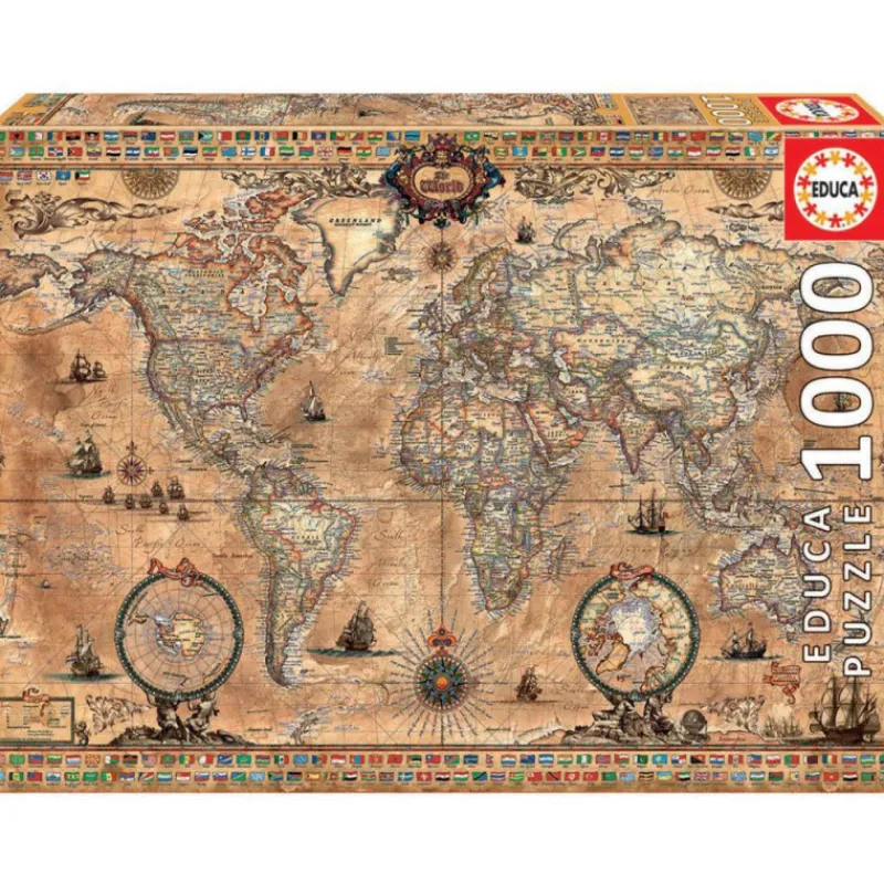 Otras marcas Educa Puzzle 1000 Piezas Mapamundi - 15159> Puzzles