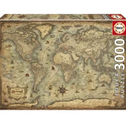 Otras marcas Educa Puzzle 3000 Piezas Mapamundi - 19567> Puzzles