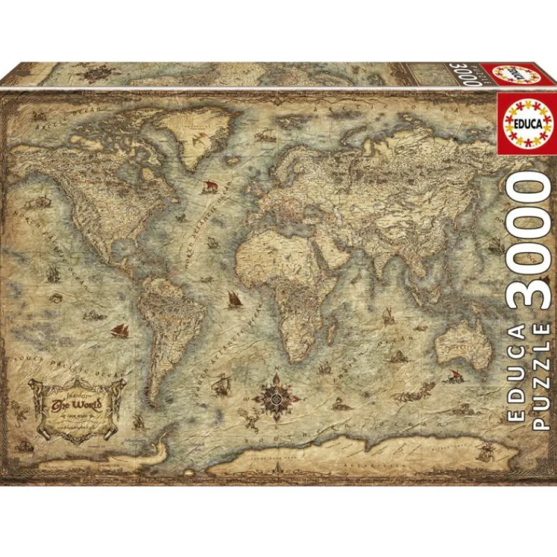 Otras marcas Educa Puzzle 3000 Piezas Mapamundi - 19567> Puzzles
