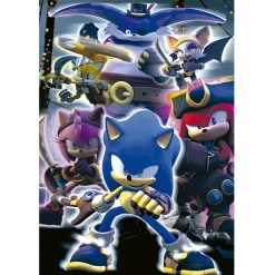 Sonic Educa Puzzle 300 Piezas Prime Neon Brilla en la Oscuridad - 19630> Puzzles