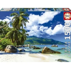 Otras marcas Educa Puzzle 1500 Piezas Seychelles - 19564> Puzzles