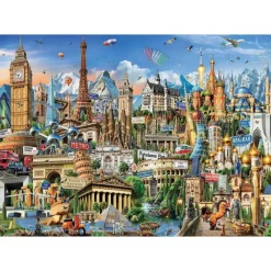 Otras marcas Educa Puzzle 2000 Piezas Símbolos de Europa - 17697> Puzzles