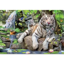 Otras marcas Educa Puzzle 1000 Piezas Tigres Blancos de Bengala - 14808> Puzzles