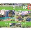 Otras marcas Educa Puzzle 2 x 100 Piezas Dino World - 15620> Puzzles