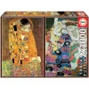 Otras marcas Educa Puzzle 2 x 1000 Piezas El Beso y La Virgen, Gusta - 18488> Puzzles
