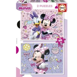 Disney Educa Puzzle 2 x 48 Piezas Minnie - 19674> Puzzles