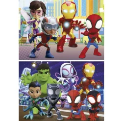 Spidey and his amazing friends Educa Puzzle 2 x 48 Piezas Spidey And His amazing - 19678> Puzzles