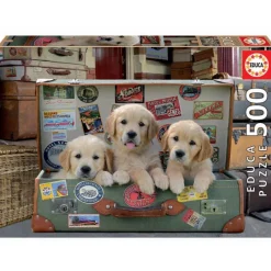 Otras marcas Educa Puzzle Cachorros en el Equipaje 500 Piezas - 17645> Puzzles