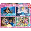 Disney Educa Puzzle Multi 4 Princess 50-80-100-150 Piezas - 17637> Puzzles