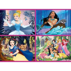 Disney Educa Puzzle Multi 4 Princess 50-80-100-150 Piezas - 17637> Puzzles
