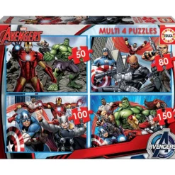 Capitan america Educa Puzzle Multi 50-80-100-150 Piezas Avengers - 16331> Puzzles