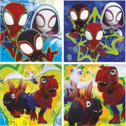 Spidey and his amazing friends Educa Puzzle Progresivo 12-16-20-25 Piezas Dino-Webs> Puzzles