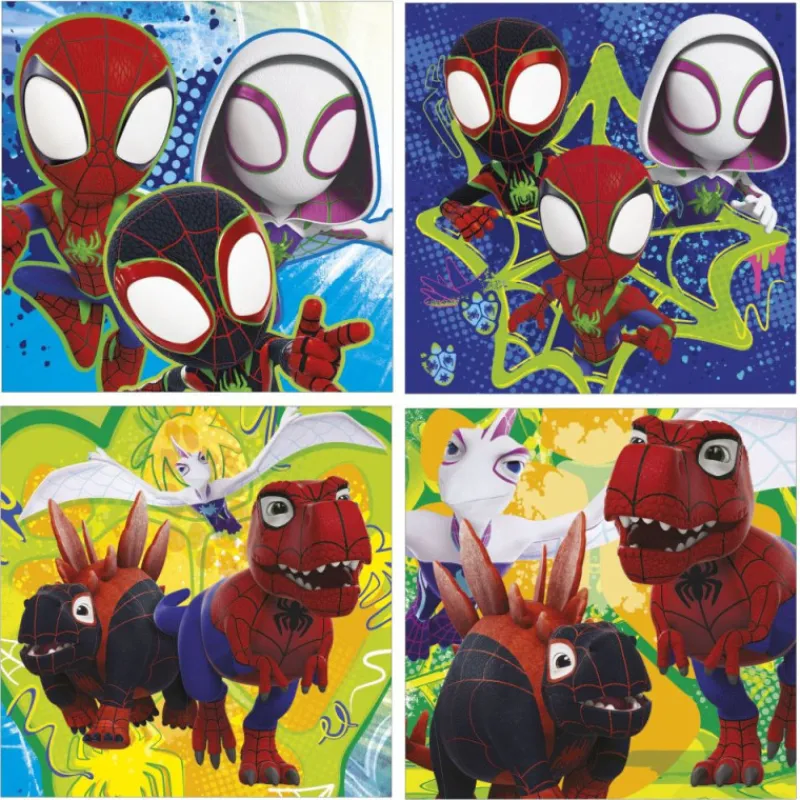 Spidey and his amazing friends Educa Puzzle Progresivo 12-16-20-25 Piezas Dino-Webs> Puzzles