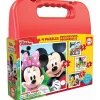 Disney Educa Puzzle Progresivo 12-16-20-25 Piezas Maleta Mickey Mouse - 16505> Puzzles
