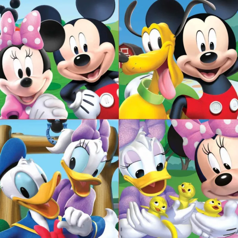 Disney Educa Puzzle Progresivo 12-16-20-25 Piezas Maleta Mickey Mouse - 16505> Puzzles