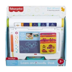 Fisher price Fisher-Price Escritorio Aprende y Garabatea Pizarra con Pantalla LCD> Creativos