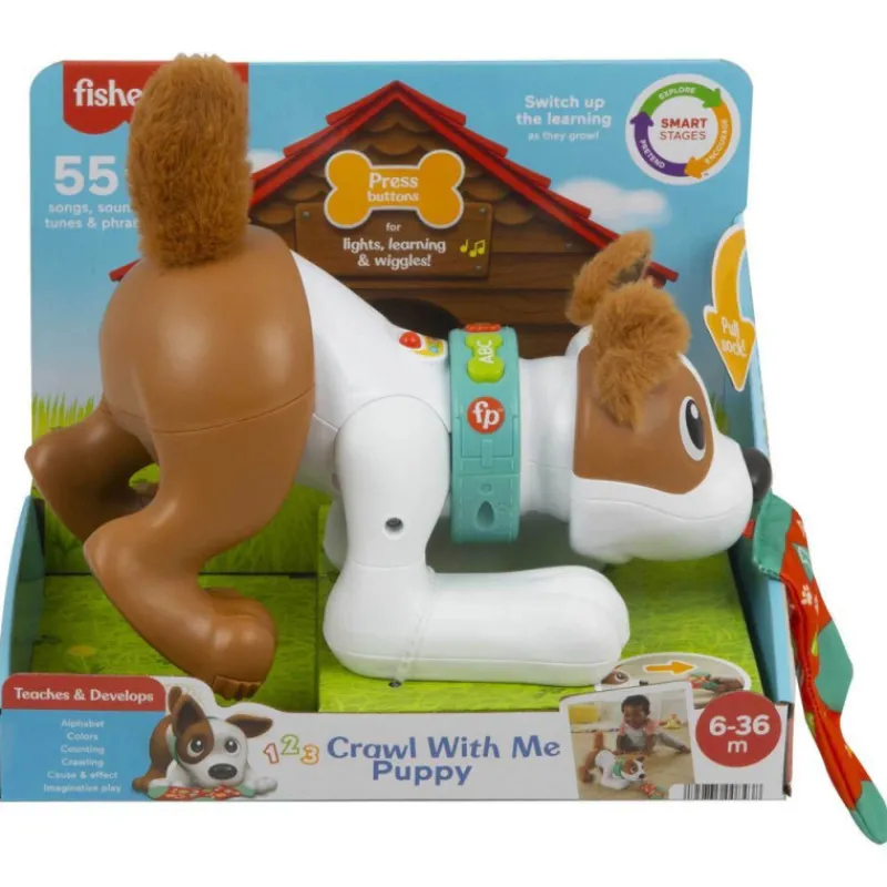 Fisher price Fisher-Price Perrito Gatea y Juega Conmigo> Primera Infancia