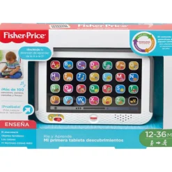 Fisher price Fisher-Price Ríe y Aprende Mi Primera Tableta Juego Electrónico y Educativo> Primera Infancia