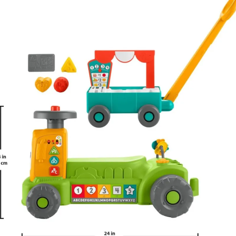 Fisher price Fisher-Price Ríe y Aprende Tractor 4 en 1 Correpasillos> Primera Infancia