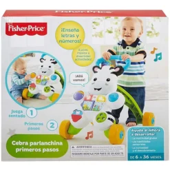 Fisher price Fisher-Price Ríe y Aprende Cebra Parlanchina Primeros Pasos><noscript><img width=