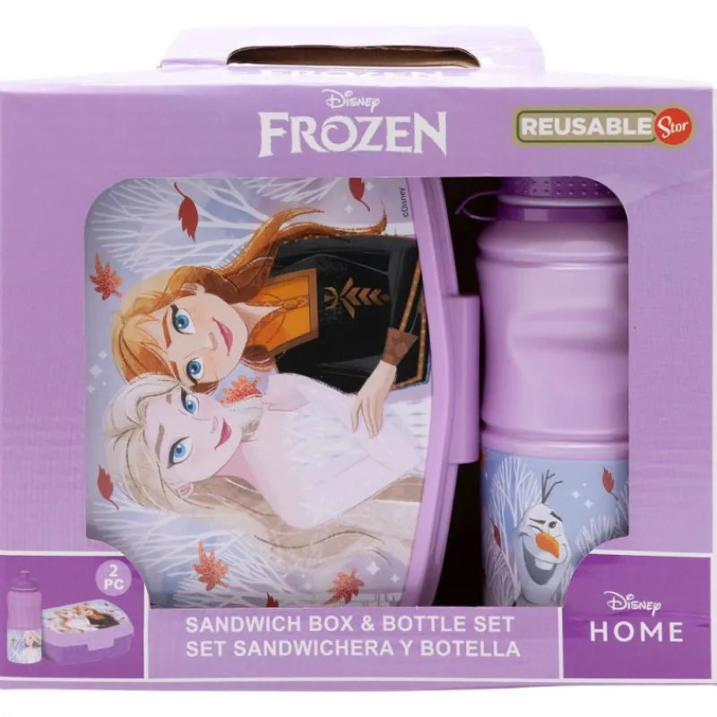 Frozen Autum Leaves Set Sandwichera y Botella> Vuelta Al Cole