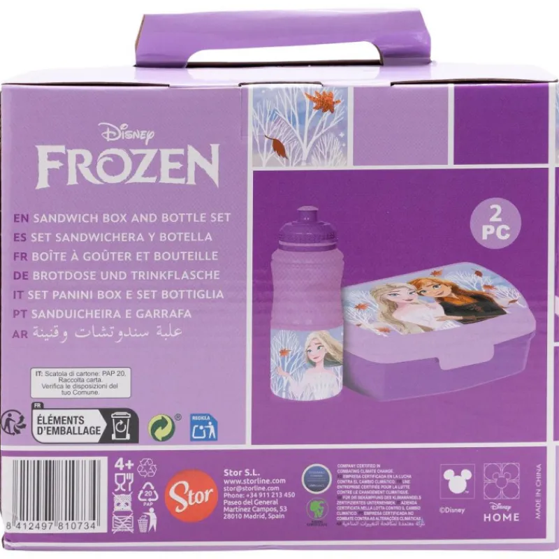 Frozen Autum Leaves Set Sandwichera y Botella> Vuelta Al Cole