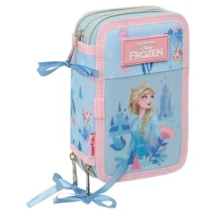 Frozen Ice Magic Plumier Triple 37 Piezas> Vuelta Al Cole