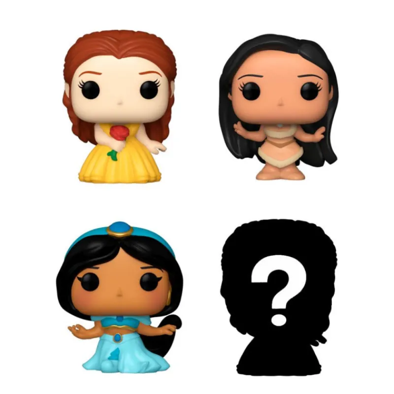 Funko Bitty Pop! Disney Princess 4 Figuras De Vinilo Serie 2 Varios Modelos> Fan Zone|Figuras Acción