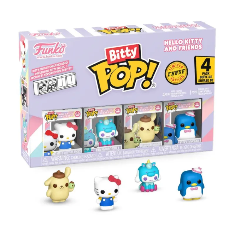 Funko Bitty Pop! Hello Kitty and Friends Pack 4 Figuras de Vinilo Varios Modelos> Fan Zone|Figuras Acción