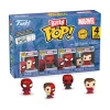 Funko Bitty Pop! Marvel Pack 4 Figuras de Vinilo Parker Split> Fan Zone|Figuras Acción
