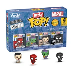 Funko Bitty Pop! Marvel Pack 4 Figuras de Vinilo SPIDER-MAN> Fan Zone|Figuras Acción