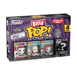 Disney Funko Bitty Pop! Pesadilla Antes De Navidad Pack 4 Figuras De Vinilo Serie 4> Fan Zone|Figuras Acción