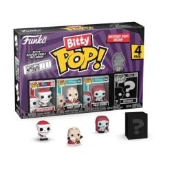 Disney Funko Bitty Pop! Pesadilla Antes De Navidad Pack 4 Figuras De Vinilo Serie 4> Fan Zone|Figuras Acción