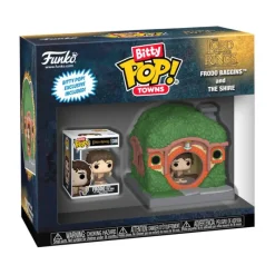 Funko Bitty Pop! Towns El Señor de los Anillos Figura de Vinilo Frodo Bolsón y La Comarca> Fan Zone|Figuras Acción