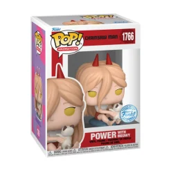 Funko Pop! Animation Chainsaw Man Figura de Vinilo Power con Meowy Edición Especial> Fan Zone|Figuras Acción