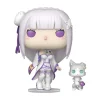 Funko Pop! Animation Re: Zero Figura de Vinilo Emilia con Puck> Fan Zone|Figuras Acción