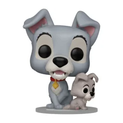 Funko Pop! Disney La Dama y el Vagabundo Figura de Vinilo Tramp con Cachorro> Fan Zone|Figuras Acción
