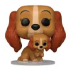 Funko Pop! Disney La Dama y el Vagabundo Figura de Vinilo Lady con Cachorro> Fan Zone|Figuras Acción